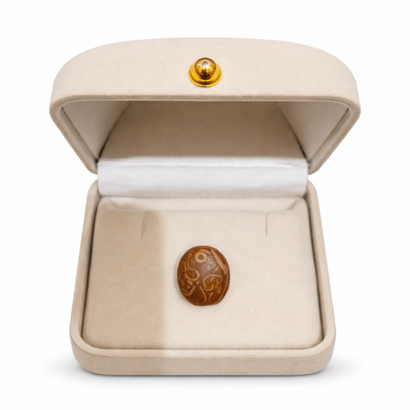 Mustalla-e-Jibreel Stone for Ring, sacred Kaaba stone, shaped for ring settings